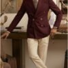 Maroon x Beige combo