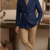 Blue and beige combination