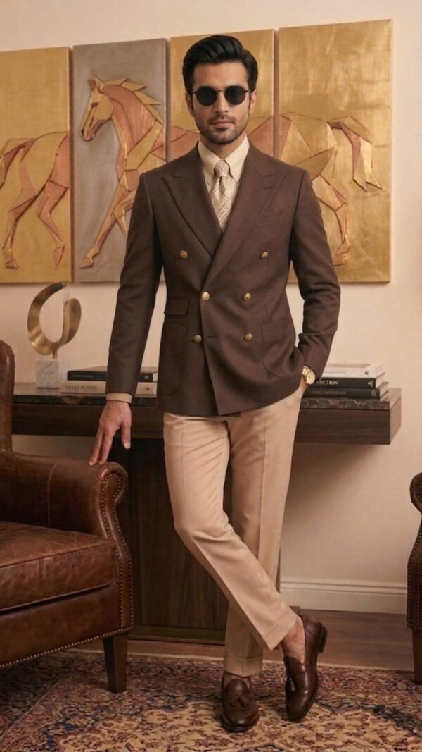 brown and beige combo