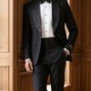 Embroidered Noir Tuxedo